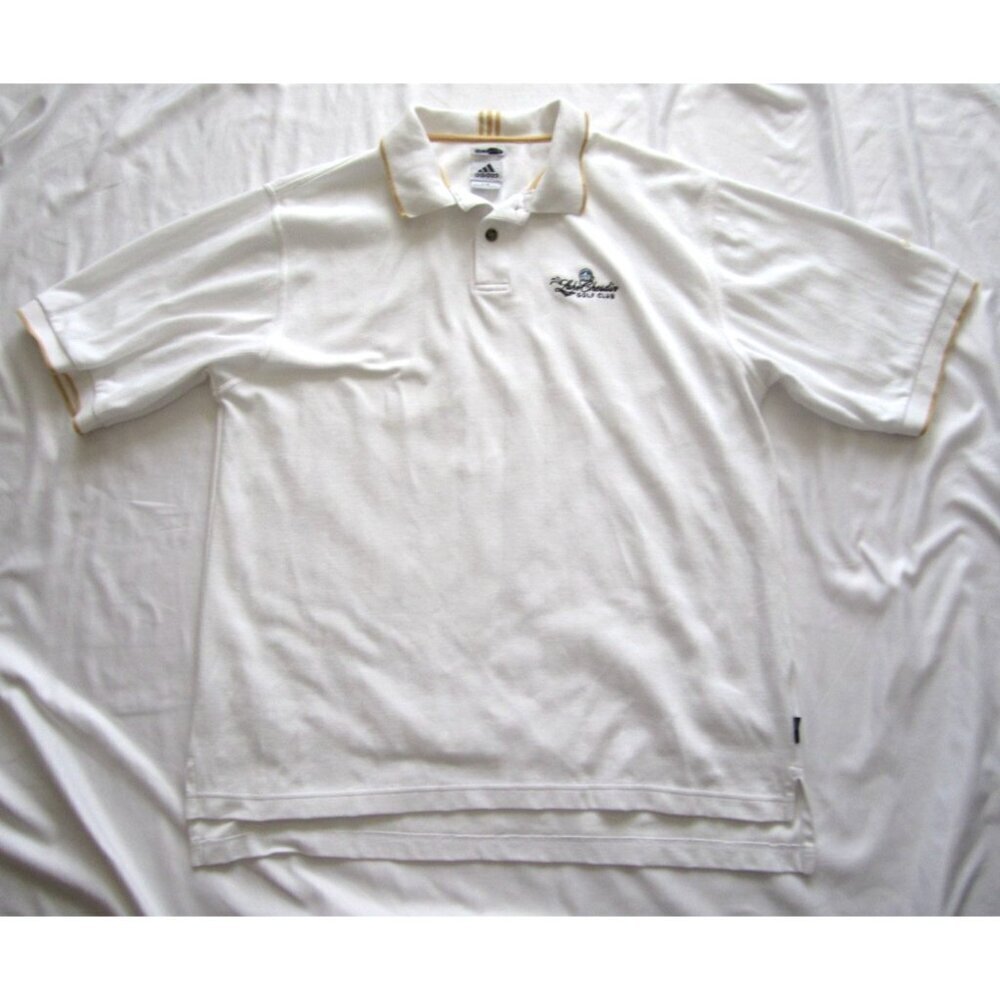 Men's Adidas Climalite Lake Chesdin Golf Club  Short Sleeve Shirt Sz L (MT727)